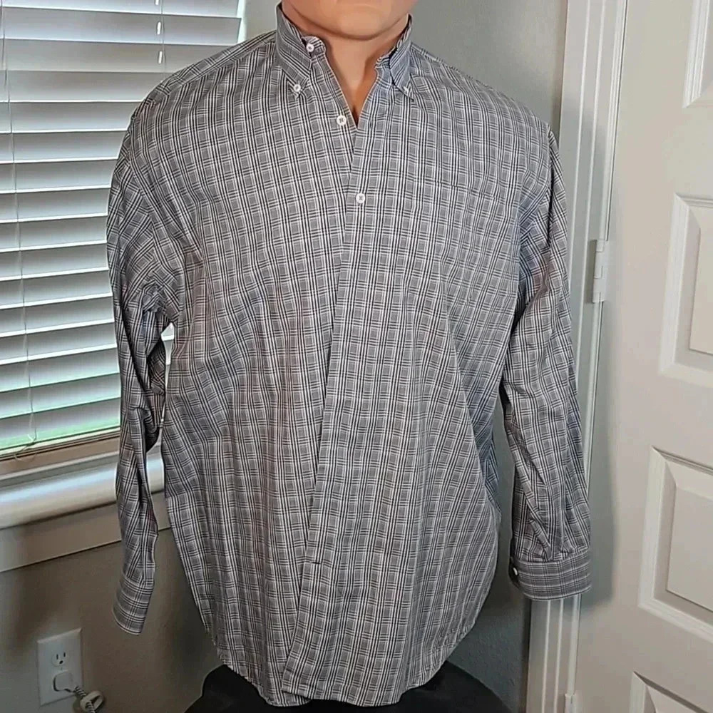 Peter Millar Long Sleeve Button Down Shirt XXL